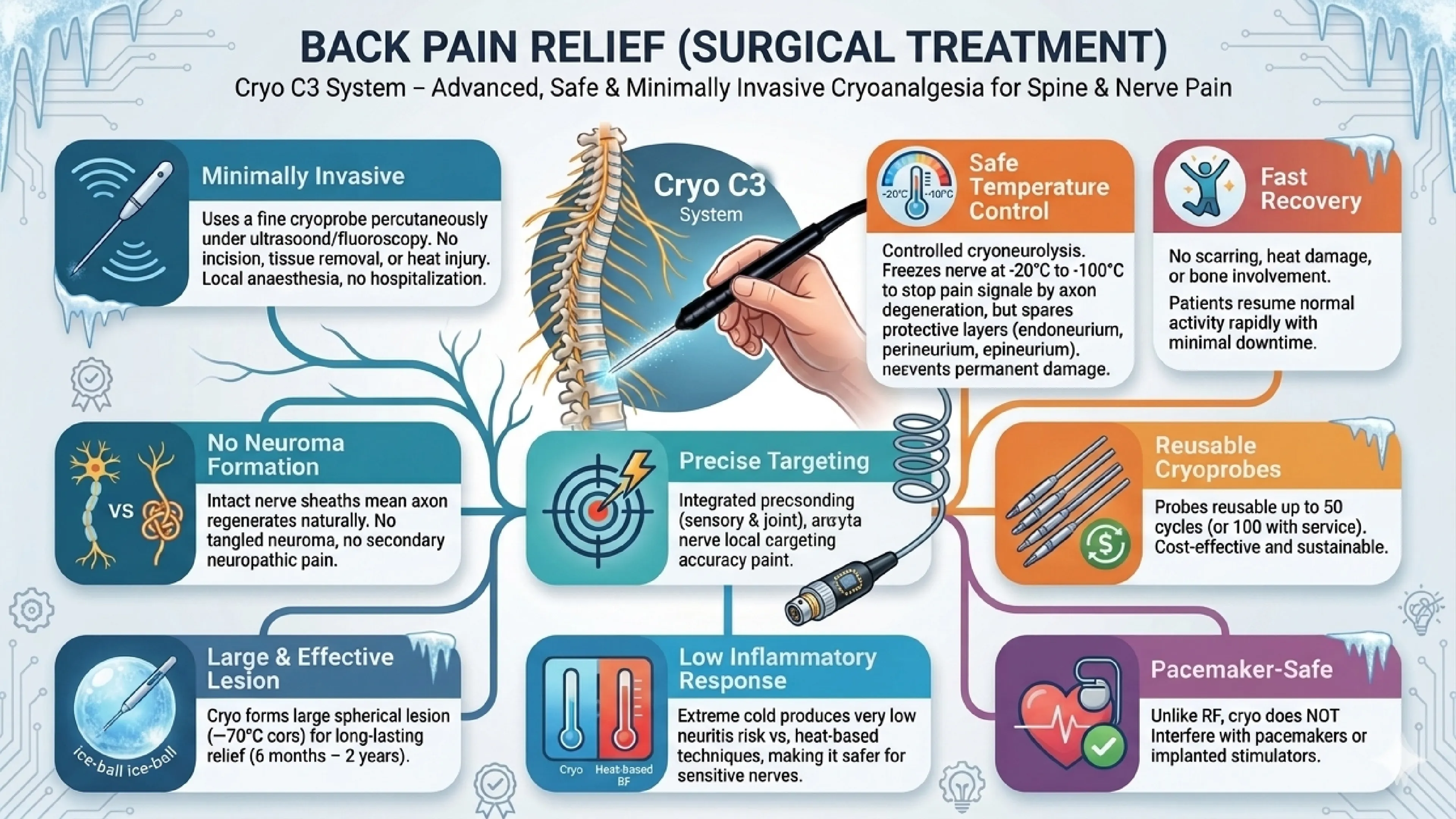Cryo C3 System infographic