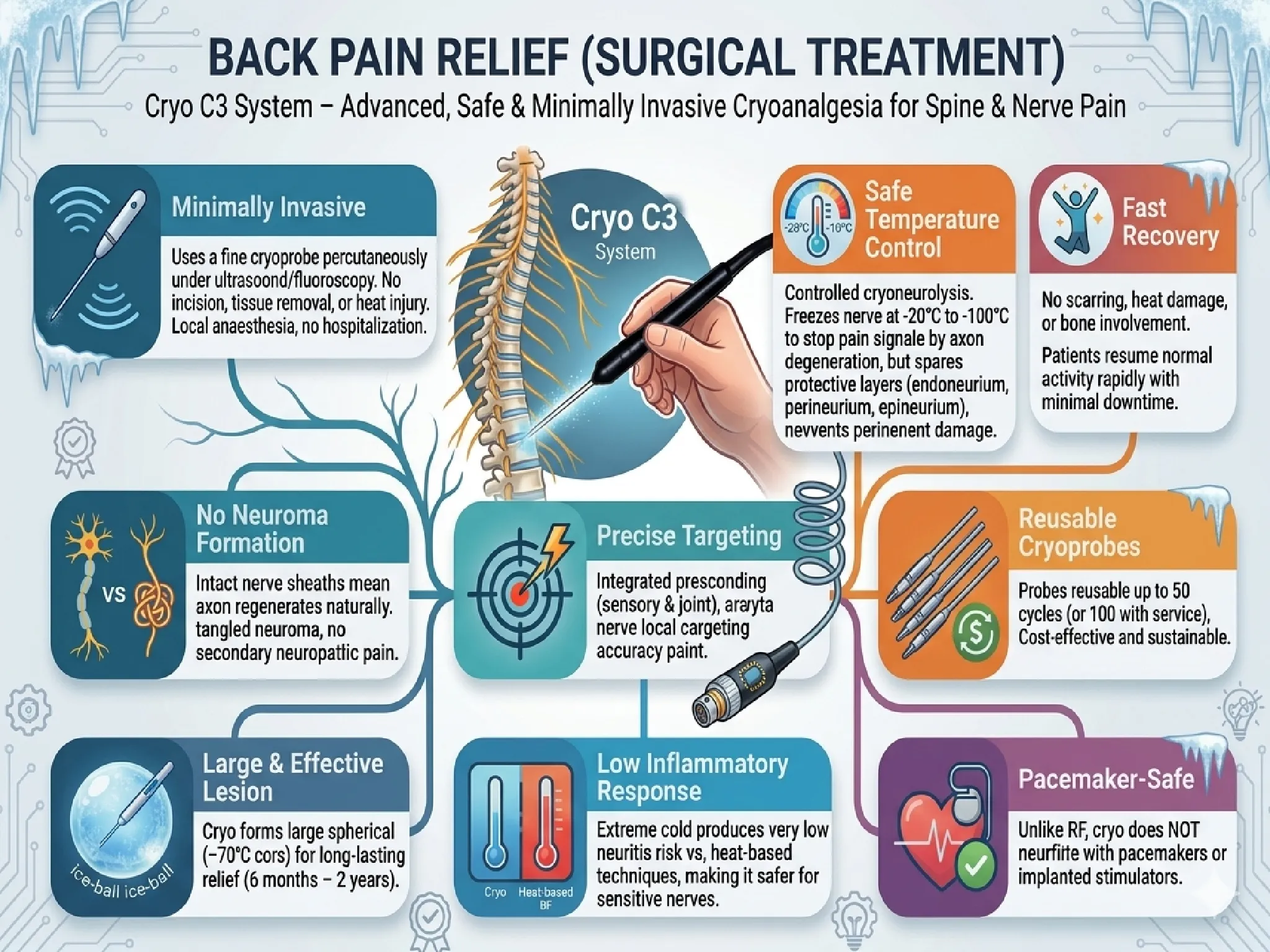 Cryo C3 System infographic