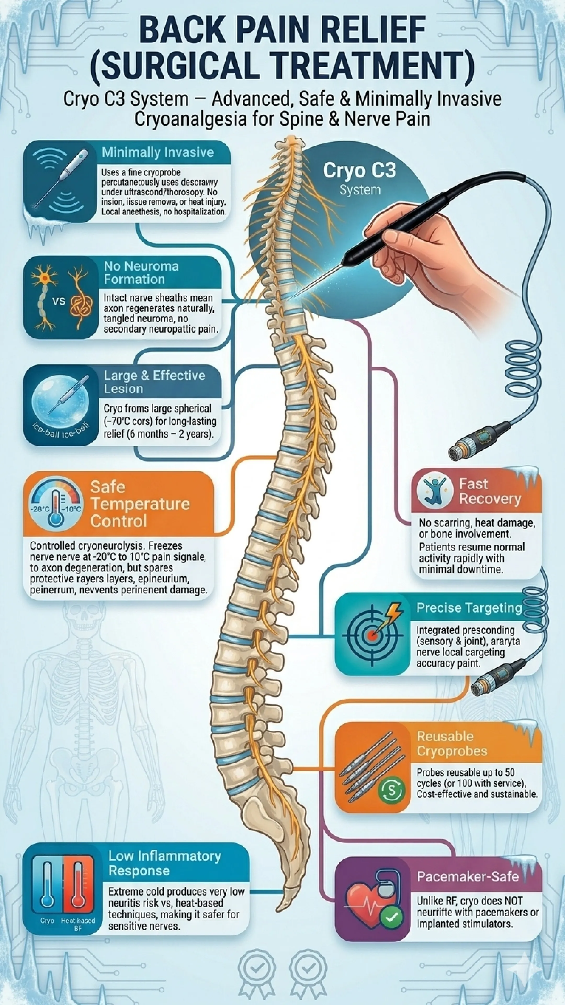 Cryo C3 System infographic