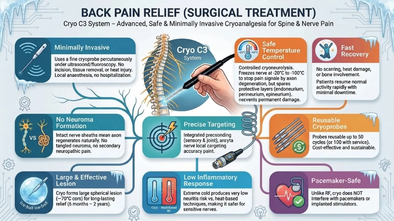Cryo C3 System infographic