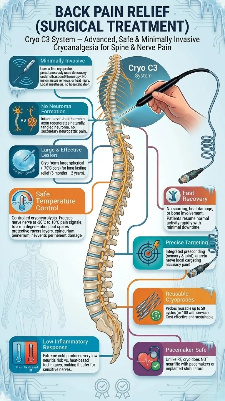 Cryo C3 System infographic