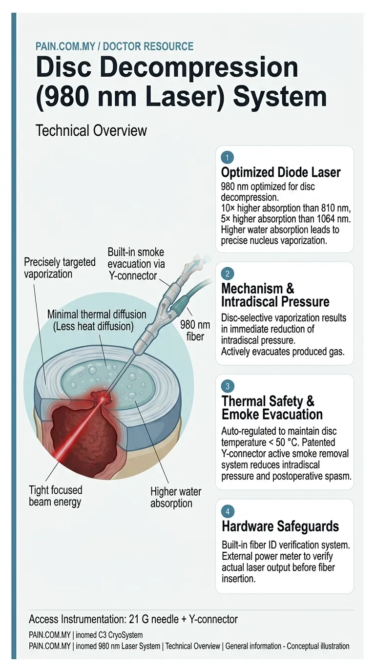 Percutaneous Laser Diode Disc Decompression (PL3D) infographic