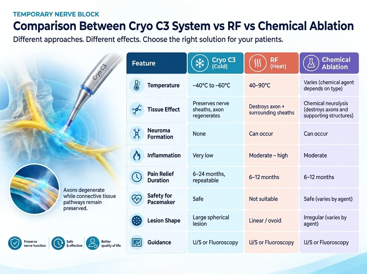 Choose the right solution for your patients infographic