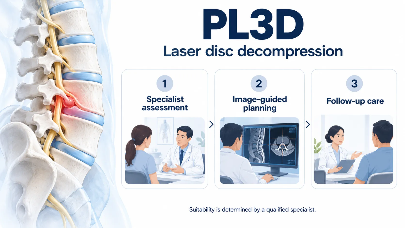 Therefore ,PL3D REPLACES PLDD WITH BETTER SAFETY APPROACH Patients infographic